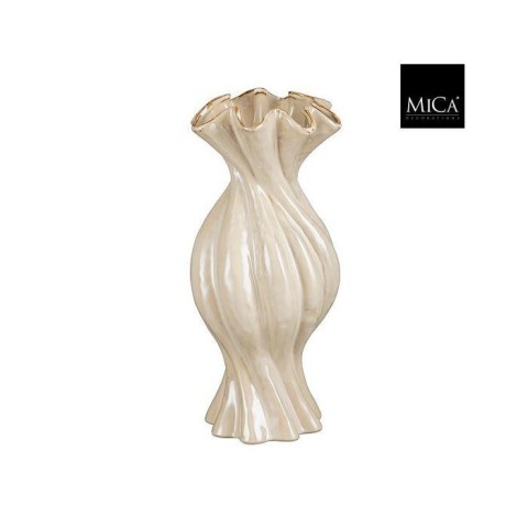 VASO CERAMICA STEPH CREMA H.40XD.18